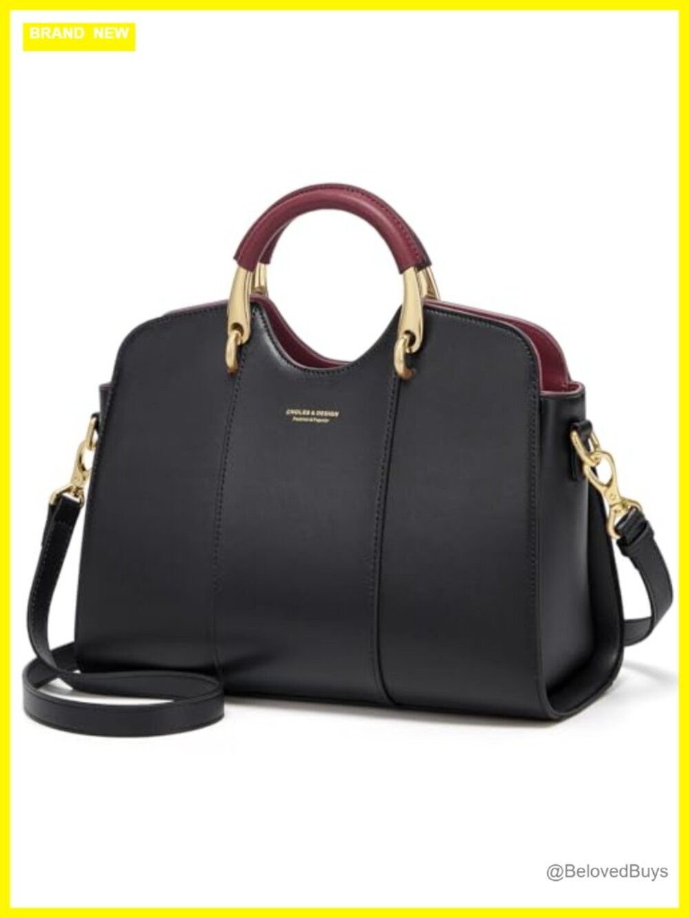 Genuine Leather Satchel Tote Shoulder Bag Crossbody Handbag